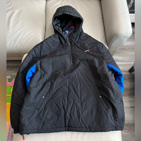 NWT - Reebok Men’s Thermowarm+Graphene Technology Padded Quarter Zip Jacket- XXL - Picture 5 of 12